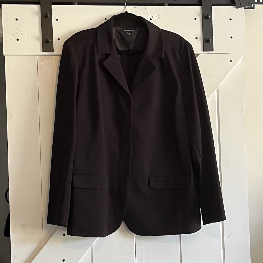 Desk-to-Dinner Ponte Blazer - Black